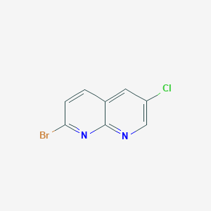 2-Bromo-6-chloro-1,8-naphthyridine