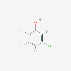 molecular formula C6H3Cl3O B13727354 2,3,5-Trichlorophenol-4,6-D2 