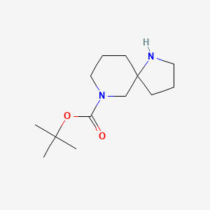 molecular formula C13H24N2O2 B1372740 叔丁基 1,7-二氮杂螺[4.5]癸烷-7-羧酸酯 CAS No. 939793-21-2