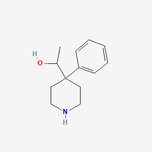 molecular formula C13H19NO B13727685 alpha-Methyl-4-phenylpiperidine-4-methanol CAS No. 34361-19-8