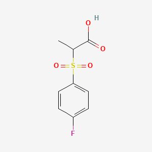 molecular formula C9H9FO4S B1372775 2-(4-Fluorobenzenesulfonyl)propanoic acid CAS No. 1017675-07-8