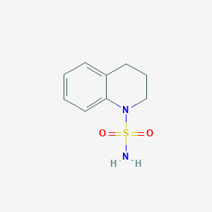 molecular formula C9H12N2O2S B1372780 1,2,3,4-Tetrahydroquinoline-1-sulfonamide CAS No. 1152573-61-9