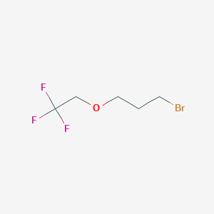 molecular formula C5H8BrF3O B1372782 1-溴-3-(2,2,2-三氟乙氧基)丙烷 CAS No. 1152515-05-3