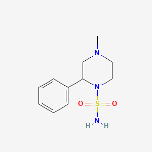 molecular formula C11H17N3O2S B1372784 4-甲基-2-苯基哌嗪-1-磺酰胺 CAS No. 1094315-38-4