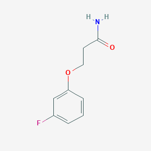 molecular formula C9H10FNO2 B1372785 3-(3-氟苯氧基)丙酰胺 CAS No. 1094734-20-9