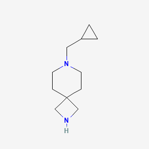 molecular formula C11H20N2 B13728193 7-(Cyclopropylmethyl)-2,7-diazaspiro[3.5]nonane 