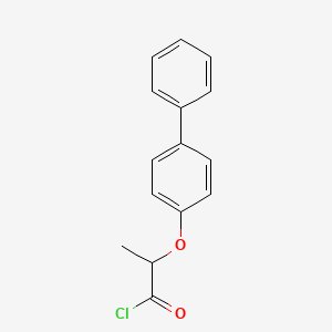 B1372825 2-(Biphenyl-4-yloxy)propanoyl chloride CAS No. 1160264-64-1