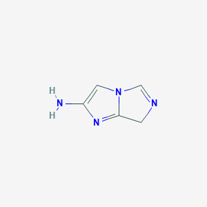 molecular formula C5H6N4 B13728257 7H-Imidazo[1,5-A]imidazol-2-amine CAS No. 344330-36-5