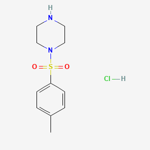 molecular formula C11H17ClN2O2S B1372826 1-Tosylpiperazine hydrochloride CAS No. 856843-84-0