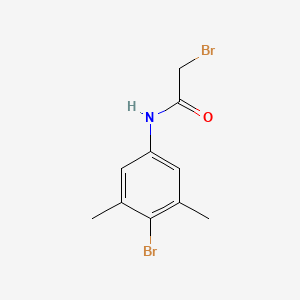 molecular formula C10H11Br2NO B1372828 2-溴-N-(4-溴-3,5-二甲基苯基)乙酰胺 CAS No. 895854-58-7