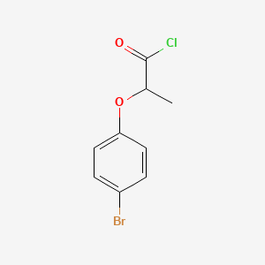 molecular formula C9H8BrClO2 B1372839 2-(4-溴苯氧基)丙酰氯 CAS No. 56895-12-6