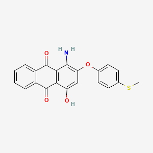 9,10-Anthracenedione, 1-amino-4-hydroxy-2-[4-(methylthio)phenoxy]-