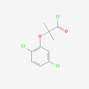 molecular formula C10H9Cl3O2 B1372841 2-(2,5-二氯苯氧基)-2-甲基丙酰氯 CAS No. 1160257-84-0