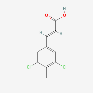 molecular formula C10H8Cl2O2 B13728424 3,5-Dichloro-4-methylcinnamic acid 