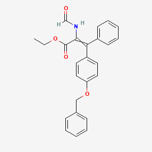 Ethyl 3-[4-(Benzyloxy)phenyl]-2-formamido-3-phenylacrylate