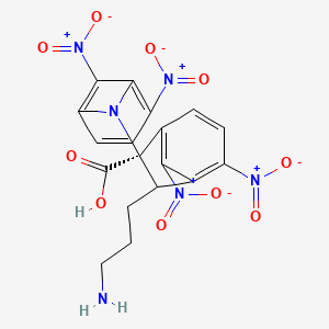 molecular formula C18H14N6O10 B13728594 DI-Dnpyr-L-lysine 