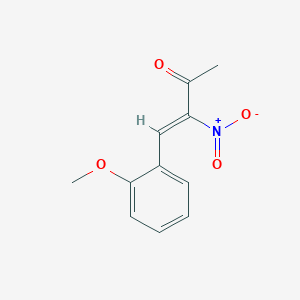 molecular formula C11H11NO4 B13728663 4-(2-Methoxyphenyl)-3-nitrobut-3-en-2-one 