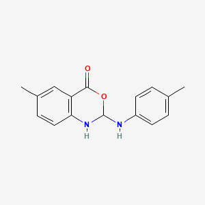 6-Methyl-2-(p-tolylamino)-1H-benzo-[d][1,3]oxazin-4(2H)-one