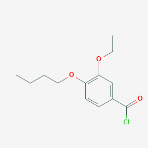 4-Butoxy-3-ethoxybenzoyl chloride