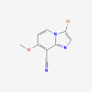 3-Bromo-7-methoxyimidazo[1,2-a]pyridine-8-carbonitrile