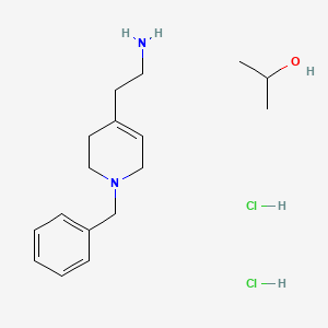 molecular formula C17H30Cl2N2O B13728768 2-(1-benzyl-3,6-dihydro-2H-pyridin-4-yl)ethanamine;propan-2-ol;dihydrochloride 