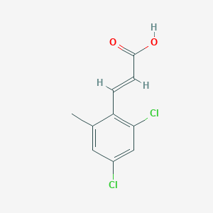 molecular formula C10H8Cl2O2 B13728827 2,4-Dichloro-6-methylcinnamic acid 