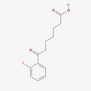7-(2-Iodophenyl)-7-oxoheptanoic acid