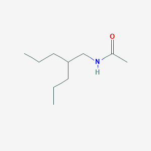 molecular formula C10H21NO B13728876 N-(2-Propylpentyl)acetamide CAS No. 40755-25-7