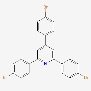 molecular formula C23H14Br3N B13728897 2,4,6-Tris(4-bromophenyl)pyridine 