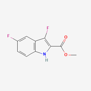 molecular formula C10H7F2NO2 B13728928 Methyl 3,5-difluoro-1H-indole-2-carboxylate 