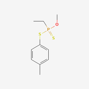 molecular formula C10H15OPS2 B13729009 O-Methyl S-(4-methylphenyl) ethylphosphonodithioate CAS No. 2984-65-8