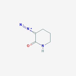 molecular formula C5H7N3O B13729059 3-Diazo-2-piperidinone CAS No. 463362-69-8