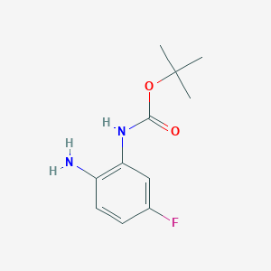 tert-Butyl (2-amino-5-fluorophenyl)carbamate