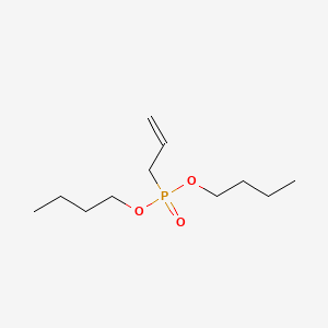 molecular formula C11H23O3P B13729197 Phosphonic acid, allyl-, dibutyl ester CAS No. 4762-64-5