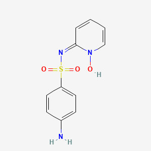 molecular formula C11H11N3O3S B13729231 Sulfapyridine N-oxide 