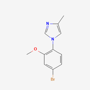 1-(4-Bromo-2-methoxyphenyl)-4-methyl-1H-imidazole