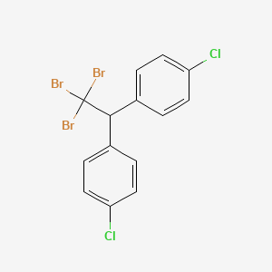 molecular formula C14H9Br3Cl2 B13729261 Ethane, 2,2-bis(4-chlorophenyl)-1,1,1-tribromo- CAS No. 4399-08-0