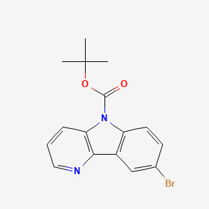 molecular formula C16H15BrN2O2 B13729275 5-Boc-8-bromo-5H-pyrido[3,2-b]indole 