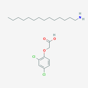 molecular formula C22H37Cl2NO3 B13729283 2,4-D-tetradecylammonium CAS No. 28685-18-9