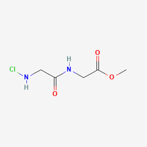 molecular formula C5H9ClN2O3 B13729402 Glycylglycine methyl ester hci 