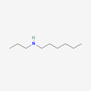 molecular formula C9H21N B13729503 Hexylamine, N-propyl- CAS No. 20193-23-1