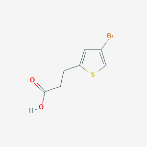 molecular formula C7H7BrO2S B1372957 3-(4-溴噻吩-2-基)丙酸 CAS No. 1094428-25-7