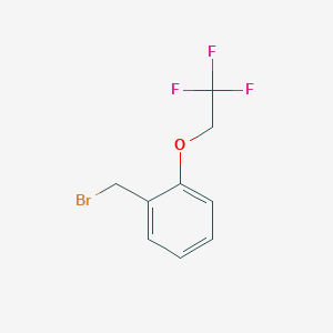 molecular formula C9H8BrF3O B1372961 1-(Bromomethyl)-2-(2,2,2-trifluoroethoxy)benzene CAS No. 1152553-26-8
