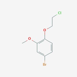 4-Bromo-1-(2-chloroethoxy)-2-methoxybenzene