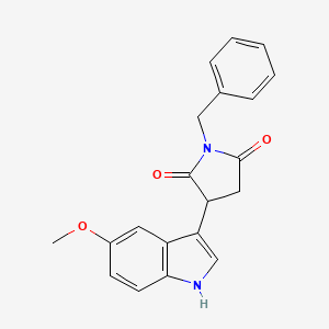 N-Benzyl-3-(5-methoxyindol-3-yl)succinimide