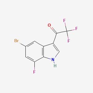 1-(5-Bromo-7-fluoro-3-indolyl)-2,2,2-trifluoroethanone