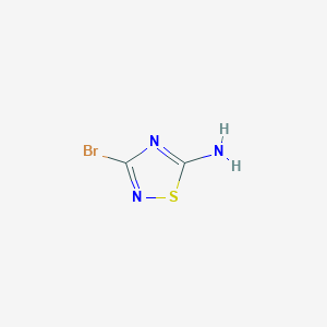 molecular formula C2H2BrN3S B1372999 3-Bromo-1,2,4-thiadiazol-5-amine CAS No. 1101173-93-6