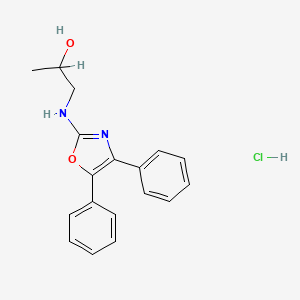 4,5-Diphenyl-2-((2-hydroxypropyl)amino)oxazole hydrochloride