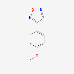 molecular formula C9H8N2O2 B13730044 3-(4-Methoxyphenyl)-1,2,5-oxadiazole 