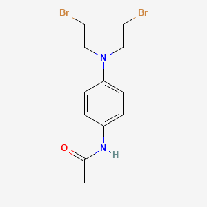 Acetanilide, 4'-(bis(2-bromoethyl)amino)-